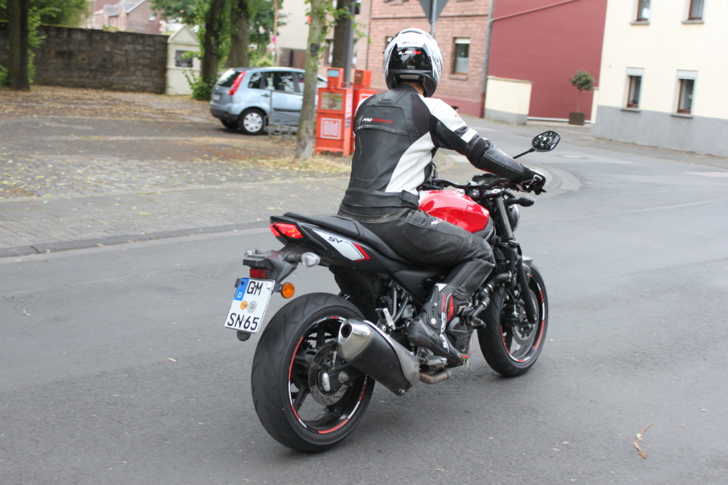 Suzuki SV 650 Sitzposition