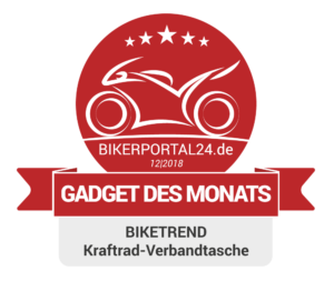 GDM Dezmeber 2018 Award Biketrend Kraftrad-Verbandtasche